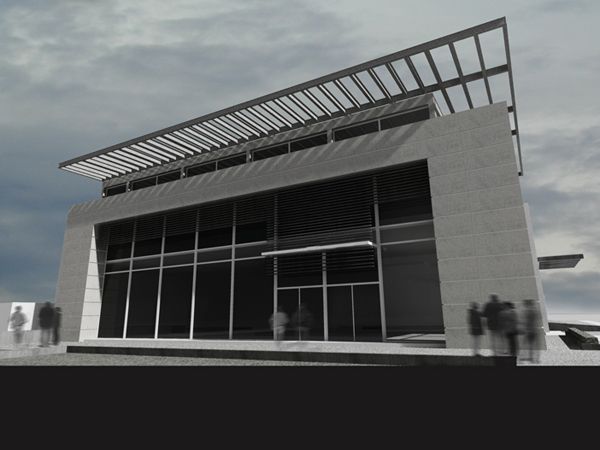 Κτίριο Γραφείων και Καταστημάτων με σταθμό Αυτοκινήτων, Γλυφάδα