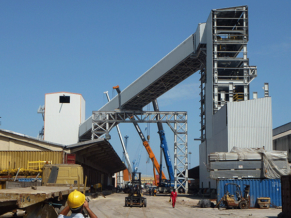 100m conveyor for material transfer